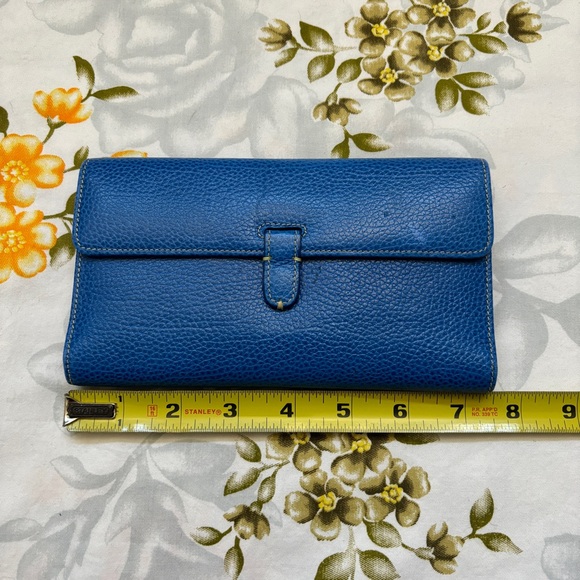 Tusk Blue Trifold Wallet - Picture 9 of 10